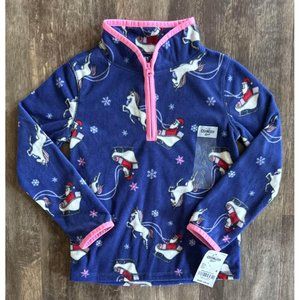 New Girls 4 Christmas Santa Fleece Sweater